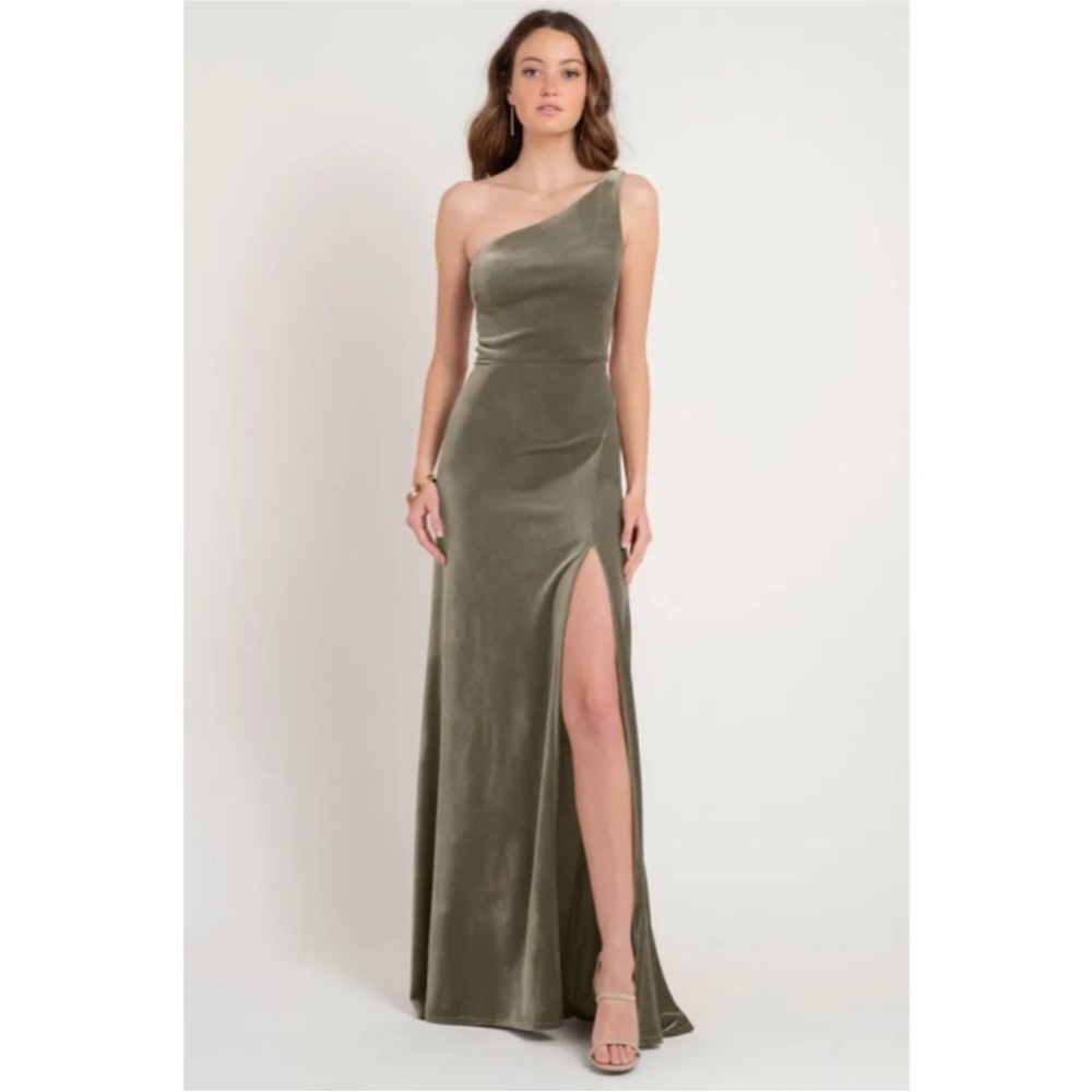 Jenny Yoo Sage Stretch Velvet - Cybill Dress Size 4